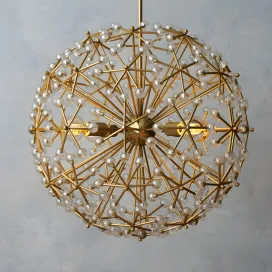 West elm floral burst chandelier